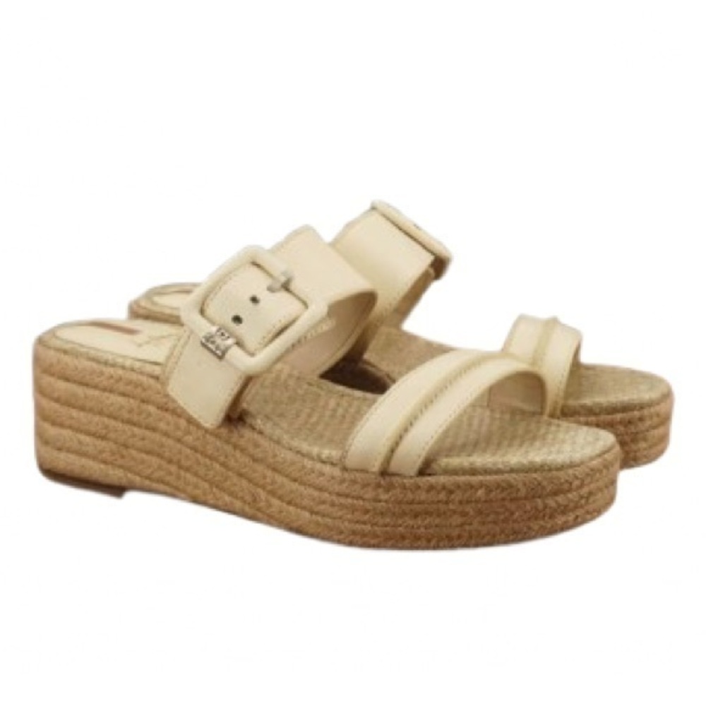 Sam Edelman New York Carson leather upper espadrille sandals NWOT size 7.5